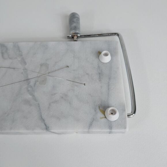 Marble Cheese Slicer Cutting Board Steel Wire 8" x 5" With Extra Cutting‎ Wires - Picture 6 of 6
